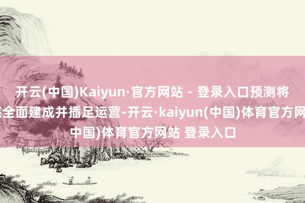 开云(中国)Kaiyun·官方网站 - 登录入口预测将于2025年底全面建成并插足运营-开云·kaiyun(中国)体育官方网站 登录入口